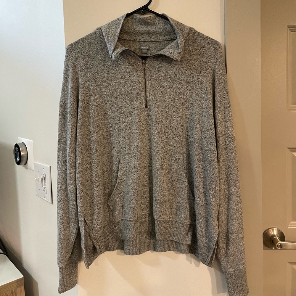 Aerie Super Soft Quarter Zip Shirt